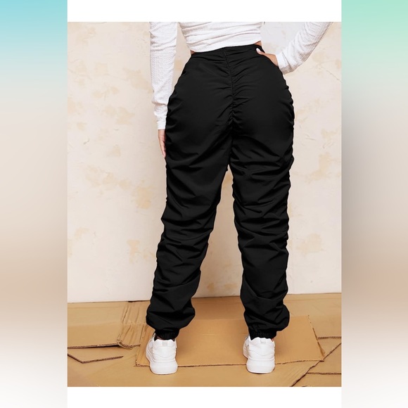 Black drawstring pants NWT - Picture 3 of 9